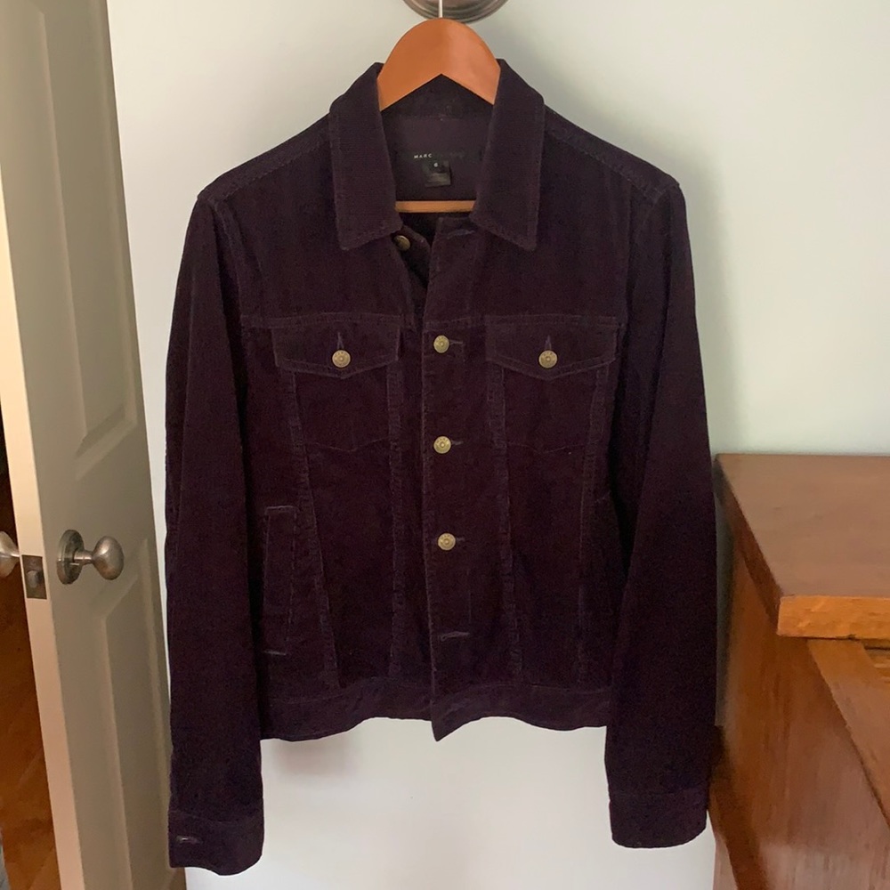 Marc by Marc Jacobs purple corduroy jacket